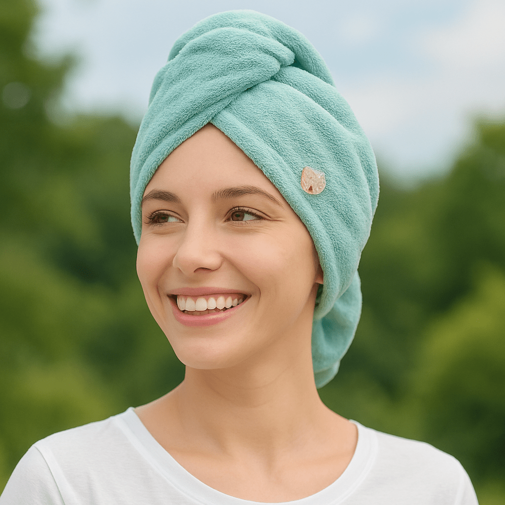 Serviette pour Cheveux - CapilDry™ - Vert - Beauté Univers