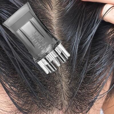 Applicateur d'Huile pour Cheveux - HairFlow™ - Gris - Beauté Univers