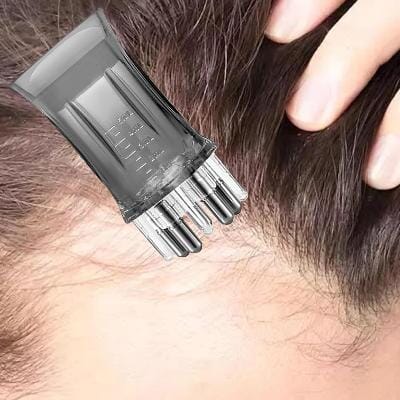 Applicateur d'Huile pour Cheveux - HairFlow™ - Gris - Beauté Univers
