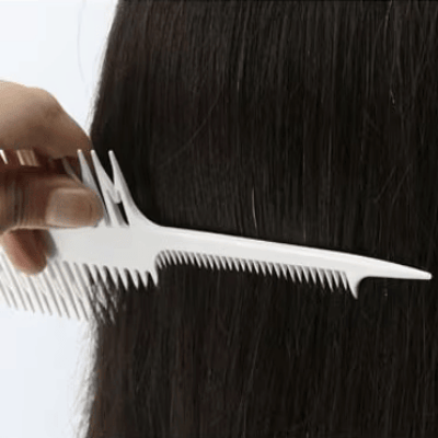 Peigne à Cheveux - ProHairComb™ - Blanc - Beauté Univers