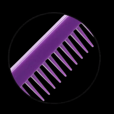 Peigne à Cheveux - ProHairComb™ - Mauve - Beauté Univers
